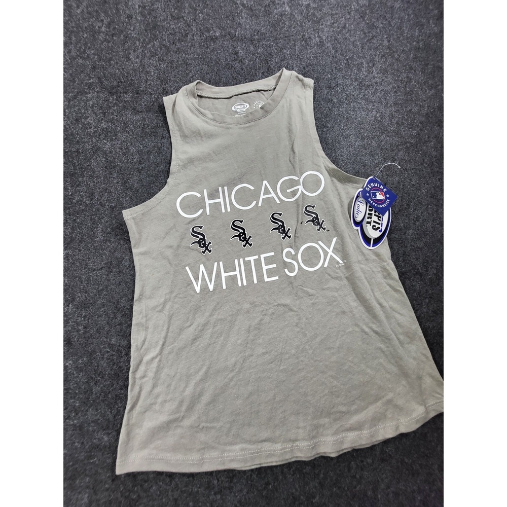 Chicago White Sox Tank Top Womens Size S Gray New Nwt